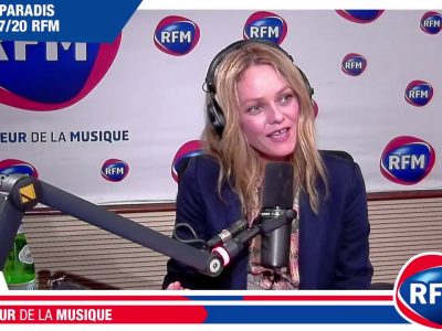 Vanessa Paradis en interview dans le 17/20 RFM de Pat Angeli et Marie-Pierre Schembri