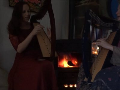 Dana et Taezi, Il y a, duo harpe/voix, Cover Gaëtan Roussel, Vanessa Paradis