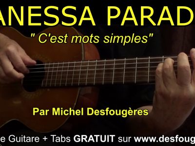 CES MOTS SIMPLES - Démo guitare pour mes élèves (o)