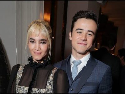 Sofia Boutella sort avec l'acteur 'Alita' Keean Johnson