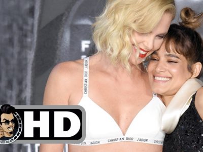 Charlize Theron et Sofia Boutella à la première d'ATOMIC BLONDE à Berlin