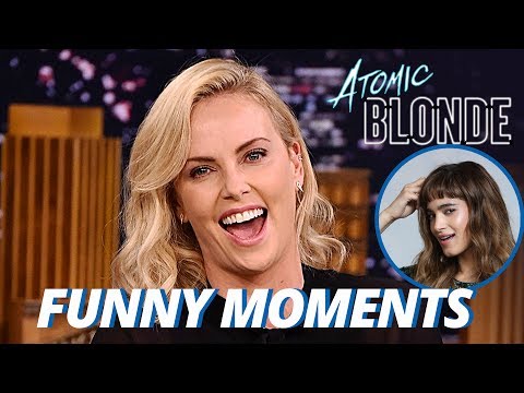  Charlize Theron Wants Sofia Boutella To Be Her Girlfriend!!! (Funny Moments) 