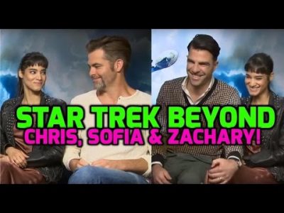 STAR TREK BEYOND: Zachary Quinto, Chris Pine et Sofia Boutella veulent mettre à niveau l'entreprise