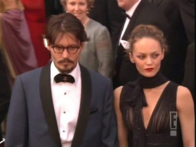 Vanessa Paradis et Johnny Depp aux Oscars, le 27 février 2005