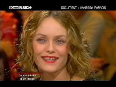 Reportage en direct Vanessa Paradis @ 50 mn à l'intérieur, 21 déc 07