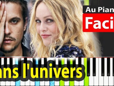 Nekfeu feat Vanessa Paradis Dans l'Univers Piano FACILE