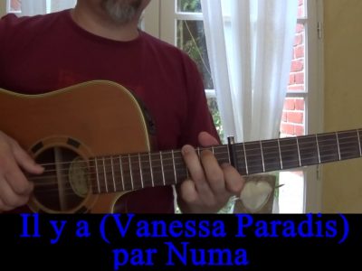 il y a (Vanessa Paradis) reprise guitare voix Fréro Delavega 2009