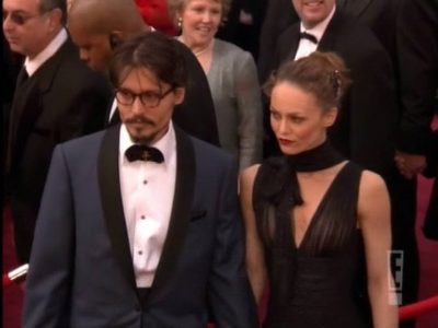 Vanessa Paradis avec Johnny Depp aux Oscars, le 27 février 2005