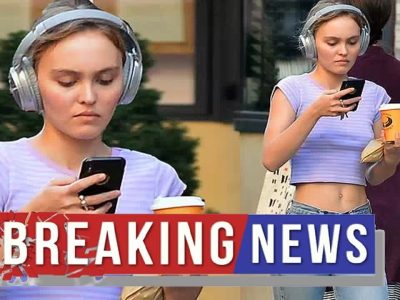 Lily-Rose Depp sort sans soutien-gorge et met le ventre dans le haut à New York