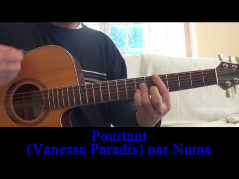  Pourtant (Vanessa Paradis) reprise guitare voix 2000 Mathieu Chedid Franck Monnet 