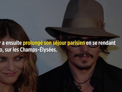 Johnny Depp a réveillonné avec son fils ex Vanessa Paradis